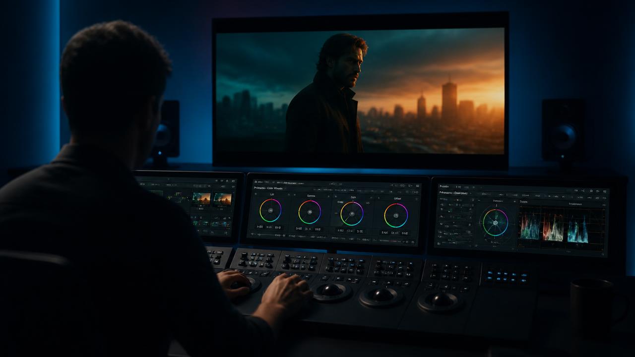 Color Grading project still